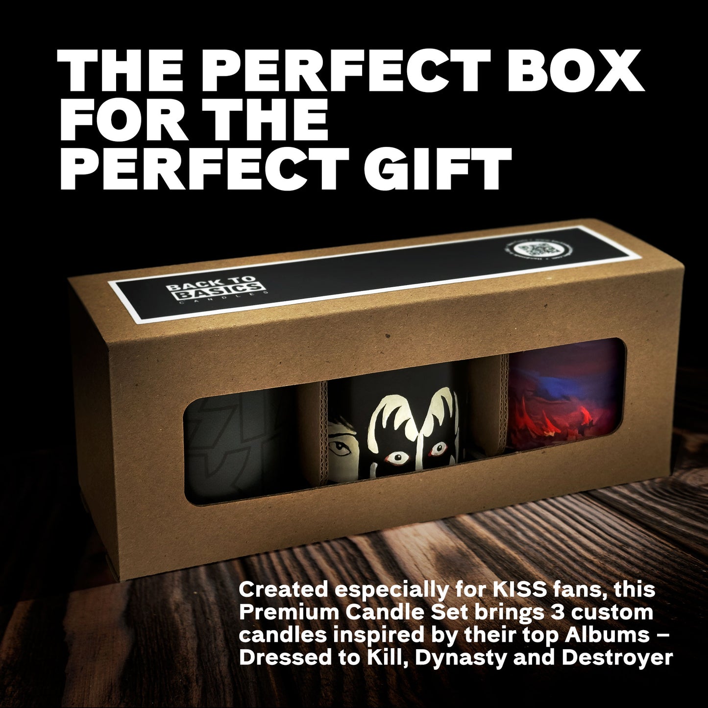 KISS Albums Candle Set