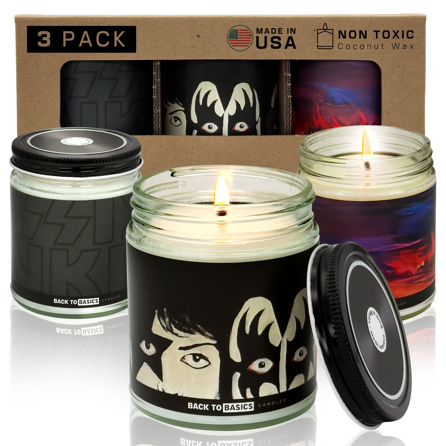 KISS Albums Candle Set