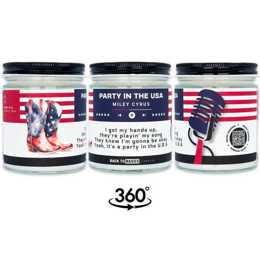 Party in the USA - 9oz Scented Candle